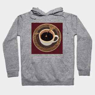 Coffee Retro Decaf Roast Established Since Hoodie